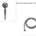 Shower Head Water Saving Flow 360 Degrees Rotating