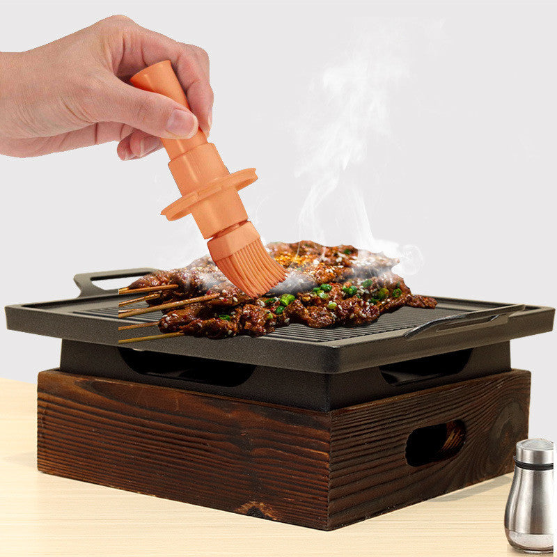 Wooden Seat Korean Style Grill Pan