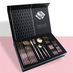 24 Piece Set Stainless Steel Knife Gift Box