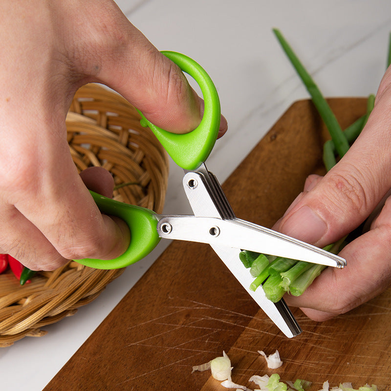 Stainless Steel Onion Cutting Knife Herb