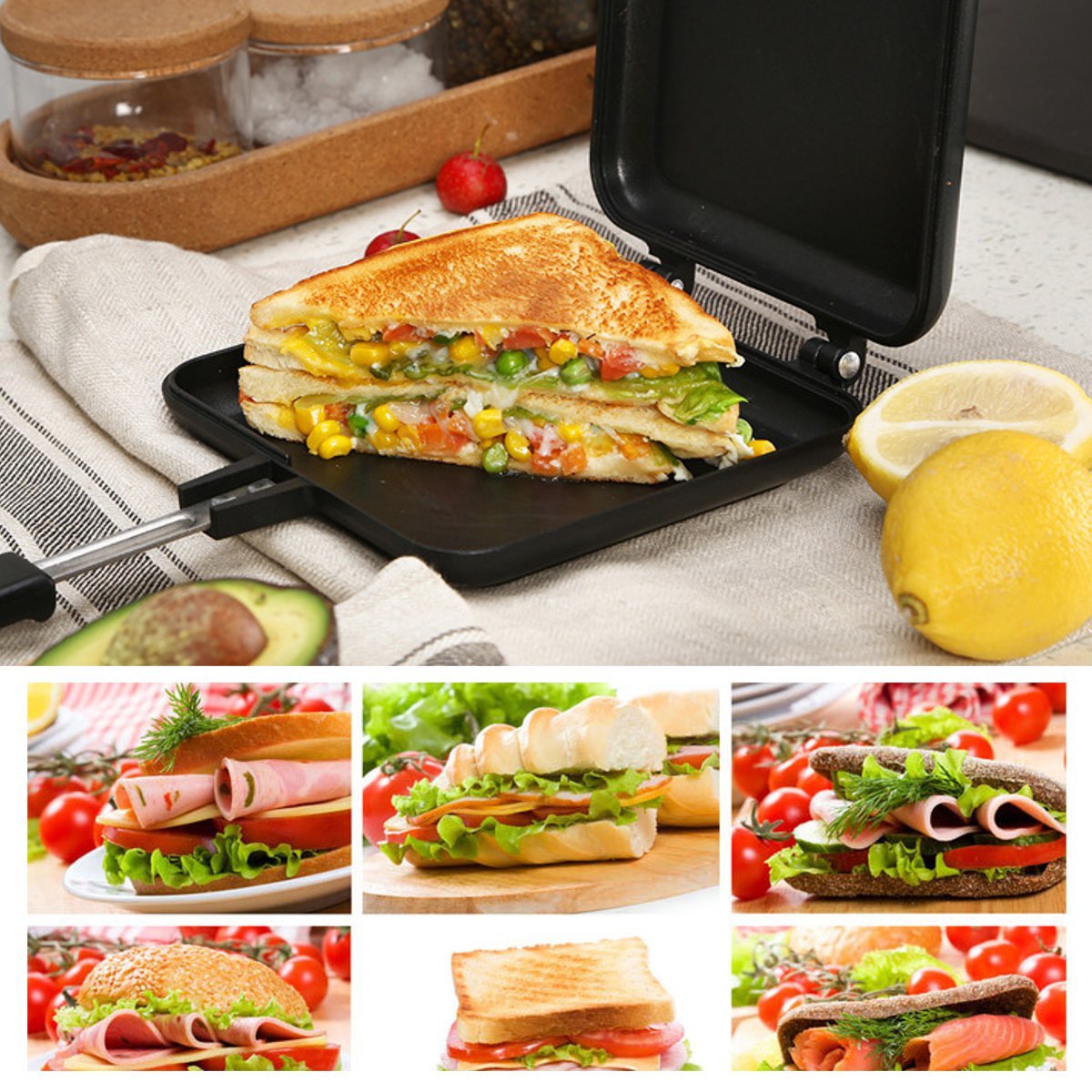 Sandwich Frying Pan Induction Cooker