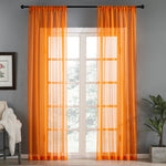 Pure Color Cotton And Linen Window Screen