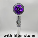 Shower Head Water Saving Flow 360 Degrees Rotating
