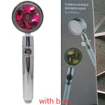 Shower Head Water Saving Flow 360 Degrees Rotating