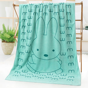 Cartoon Print Bath Towel