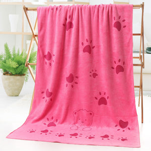 Cartoon Print Bath Towel