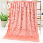 Cartoon Print Bath Towel