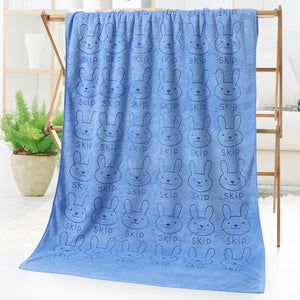 Cartoon Print Bath Towel