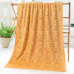 Cartoon Print Bath Towel