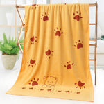 Cartoon Print Bath Towel