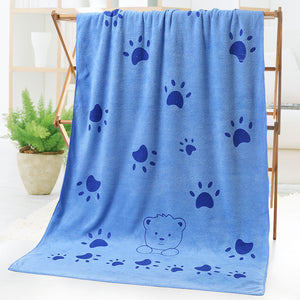 Cartoon Print Bath Towel
