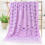 Cartoon Print Bath Towel