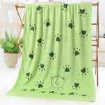 Cartoon Print Bath Towel