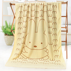 Cartoon Print Bath Towel