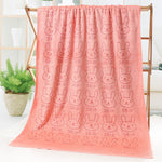 Cartoon Print Bath Towel
