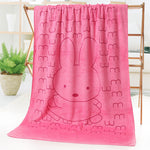 Cartoon Print Bath Towel