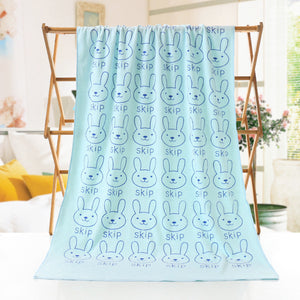 Cartoon Print Bath Towel