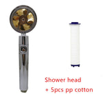 Shower Head Water Saving Flow 360 Degrees Rotating