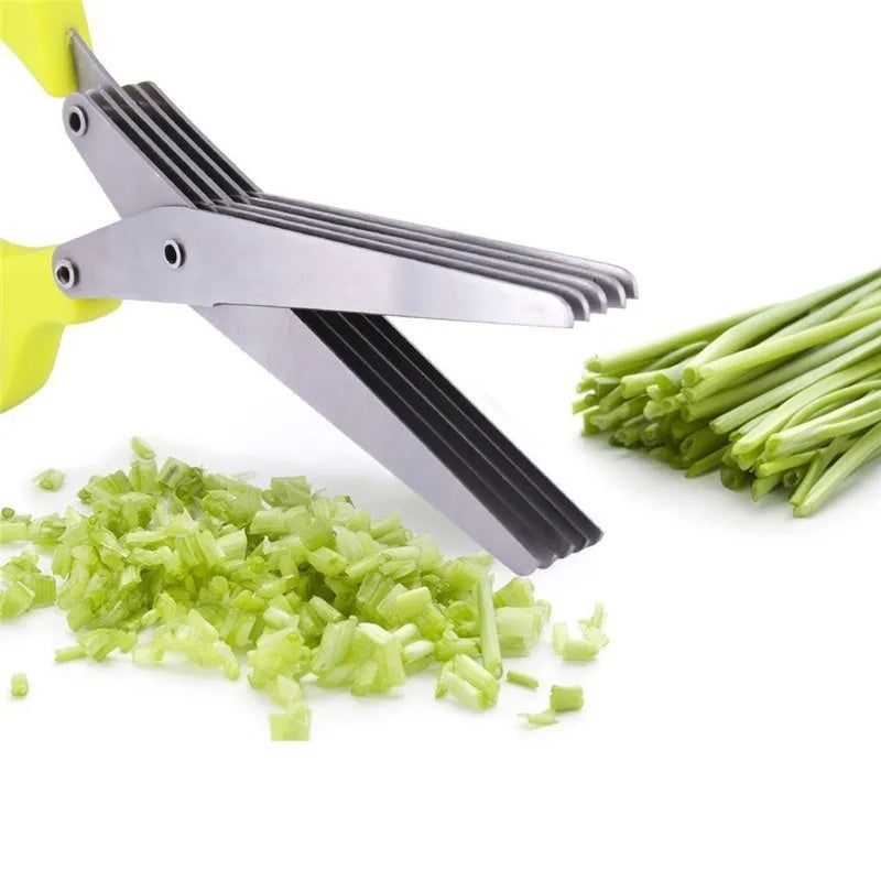 Stainless Steel Onion Cutting Knife Herb