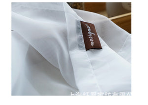 Pure Color Cotton And Linen Window Screen