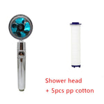 Shower Head Water Saving Flow 360 Degrees Rotating