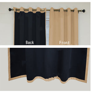 Full Blackout Hot Sale Curtain With Black Lining