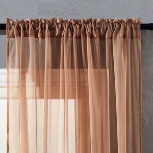 Pure Color Cotton And Linen Window Screen
