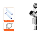 Shower Head Water Saving Flow 360 Degrees Rotating