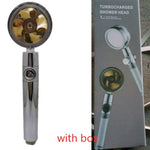 Shower Head Water Saving Flow 360 Degrees Rotating