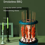 Automatic Multi Function Smoke Free Skewers Machine