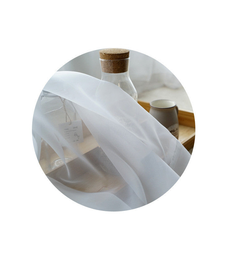 Pure Color Cotton And Linen Window Screen