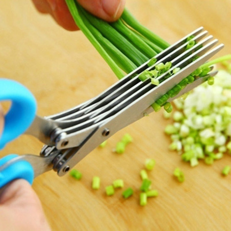 Stainless Steel Onion Cutting Knife Herb
