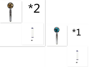 Shower Head Water Saving Flow 360 Degrees Rotating