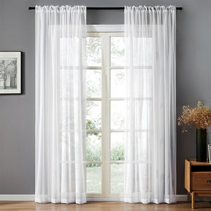 Pure Color Cotton And Linen Window Screen