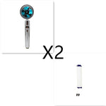 Shower Head Water Saving Flow 360 Degrees Rotating