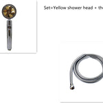 Shower Head Water Saving Flow 360 Degrees Rotating