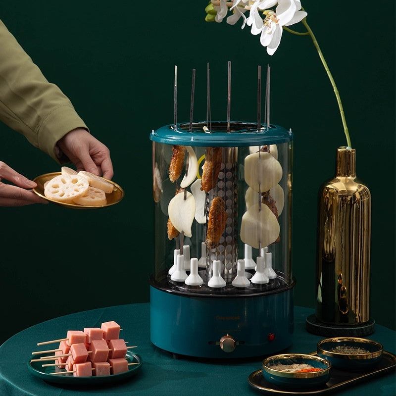Automatic Multi Function Smoke Free Skewers Machine
