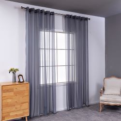 Pure Color Cotton And Linen Window Screen
